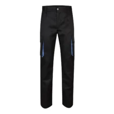 Velilla 103004 Pantalón de Trabajo Bicolor, Refuerzo de Tejido Trasero, Doble Costura de Seguridad, Multibosillos. Unisex - Imagen 2