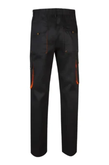 Velilla 103004 Pantalón de Trabajo Bicolor, Refuerzo de Tejido Trasero, Doble Costura de Seguridad, Multibosillos. Unisex - Imagen 5