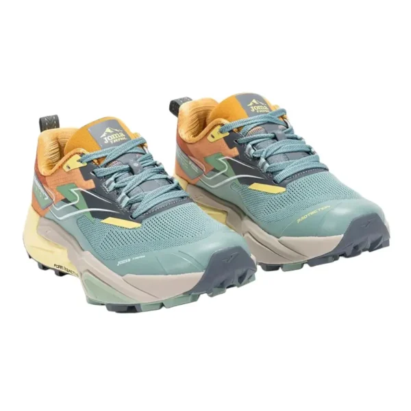 JOMA SIERRA LADY TRAIL RUNNING VERDE TKSILS2517: Zapatillas de Trail para Mujer | Amortiguación y Estabilidad en Terrenos Técnicos | Horma Ancha y Confort Superior - Imagen 2