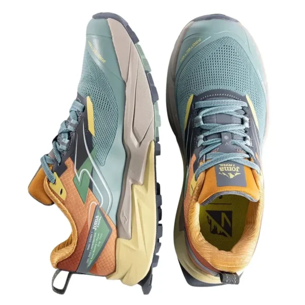 JOMA SIERRA LADY TRAIL RUNNING VERDE TKSILS2517: Zapatillas de Trail para Mujer | Amortiguación y Estabilidad en Terrenos Técnicos | Horma Ancha y Confort Superior - Imagen 3