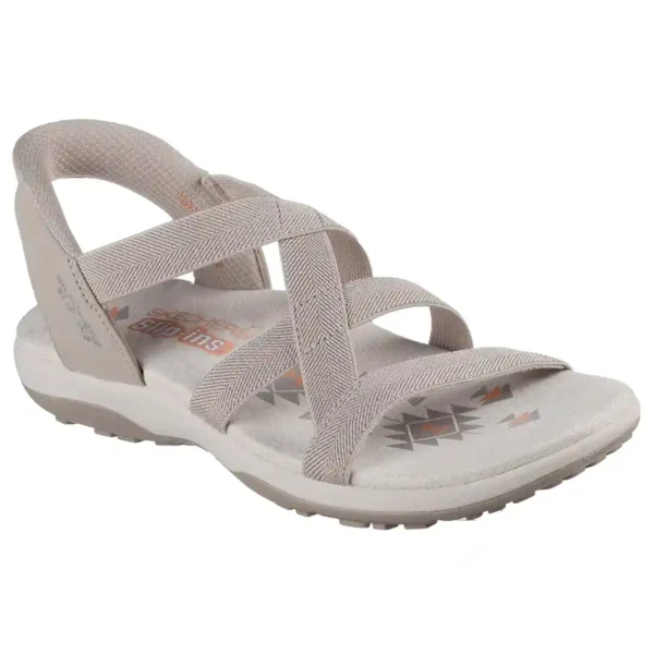 SANDALIAS MUJER SKECHERS SLIP-INS REGGAE SLIM STRETCH FLEX MARINO | COMODIDAD Y ESTILO CASUAL - Imagen 6