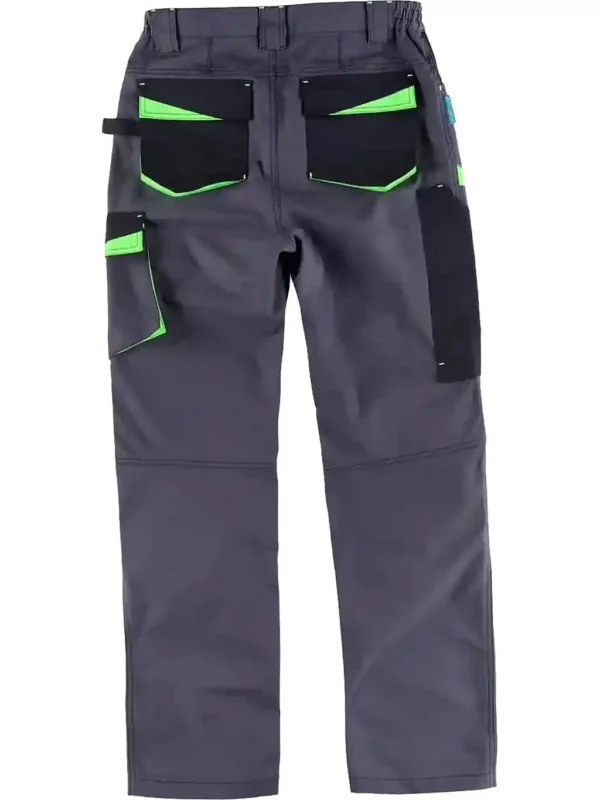 Workteam Pantalón de Trabajo, Tejido Canvas (extremadamente resistente y duradero). Elástico en la cintura. Unisex - Imagen 5
