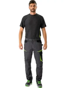 Workteam Pantalón de Trabajo, Tejido Canvas (extremadamente resistente y duradero). Elástico en la cintura. Unisex - Imagen 2