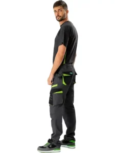 Workteam Pantalón de Trabajo, Tejido Canvas (extremadamente resistente y duradero). Elástico en la cintura. Unisex - Imagen 3