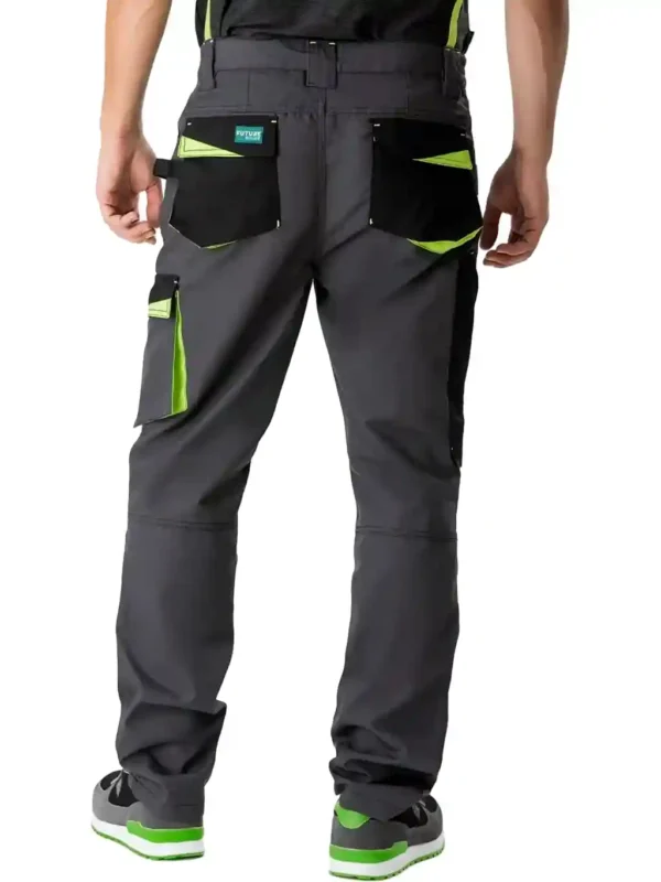 Workteam Pantalón de Trabajo, Tejido Canvas (extremadamente resistente y duradero). Elástico en la cintura. Unisex - Imagen 8