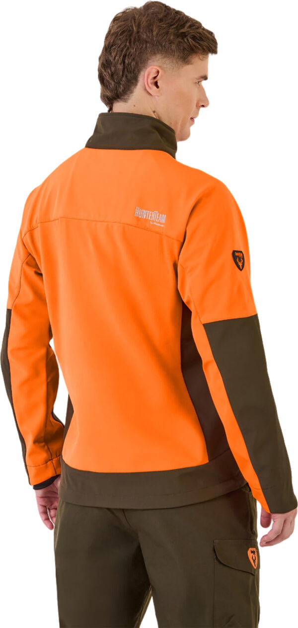 WORKTEAM Cazadora Softshell Caza y Pesca con Bolsillos, con Forro Polar interior Unisex - Imagen 4
