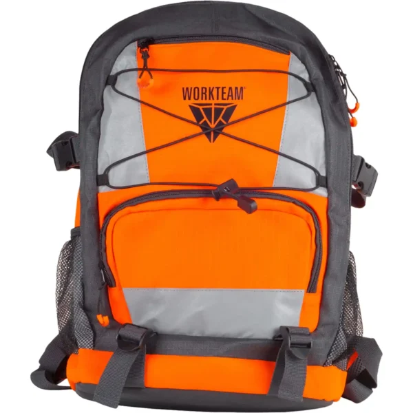 WORKTEAM Mochila Alta Visibilidad 20L Ripstop con Compartimento Antirrobo. WFA407 - Imagen 2