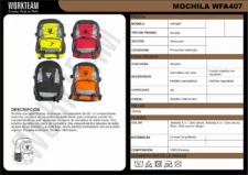 WORKTEAM Mochila Alta Visibilidad 20L Ripstop con Compartimento Antirrobo. WFA407 - Imagen 10